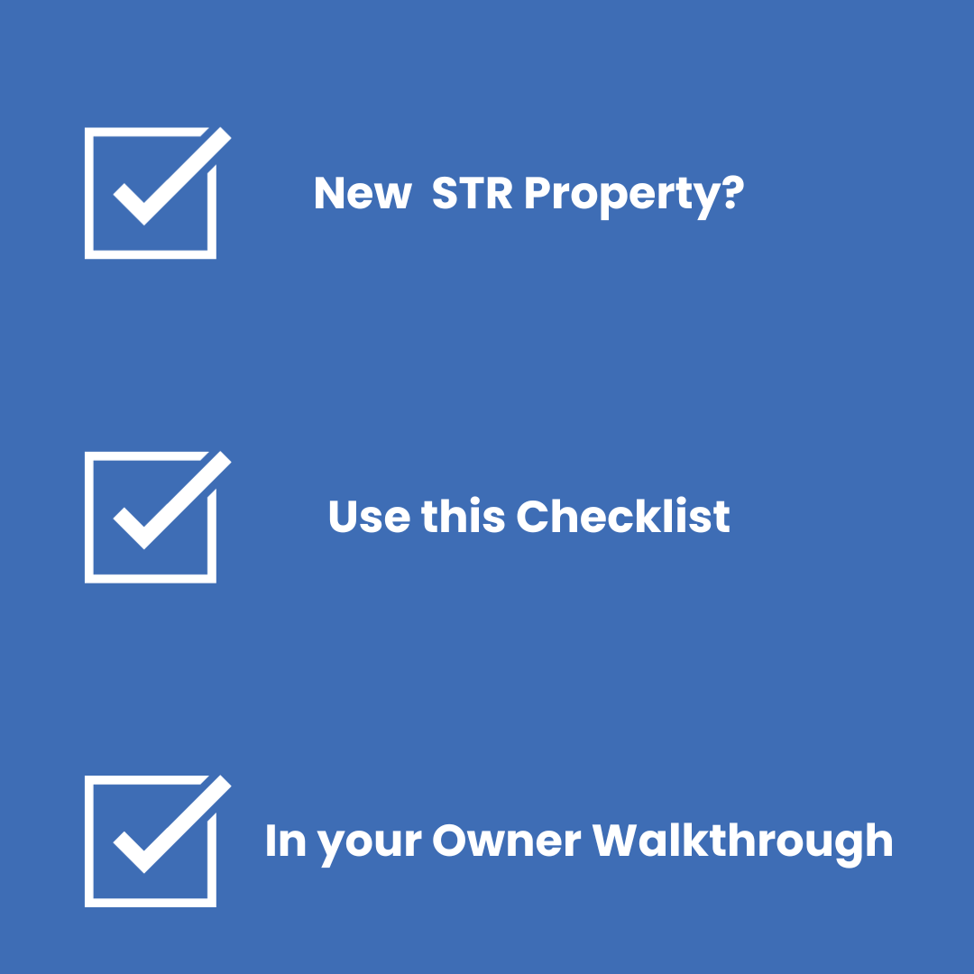 short-term-rental-new-property-checklist-for-your-owner-walkthrough